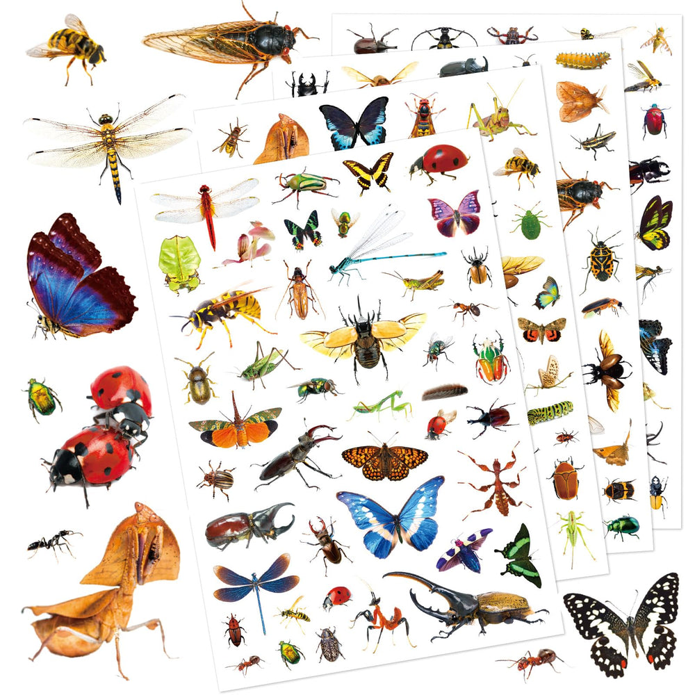 Insect Animals Stickers 840-count collection for crafts, scrapbooks, and gifts.