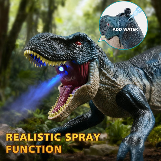 INSFUN dinosaur RC walking side view supports creative, cooperative play.