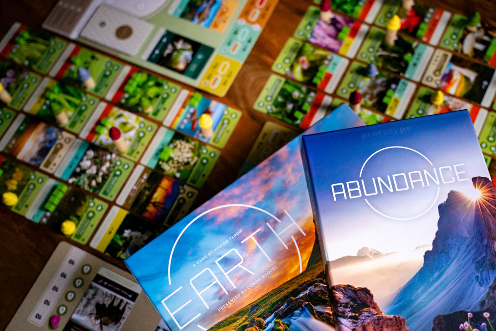 Inside Up Games Earth: Abundance germination opens new hand options and card searches.