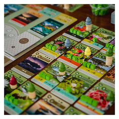 Inside Up Games Earth tableau setup displaying a 4x4 engine in progress.