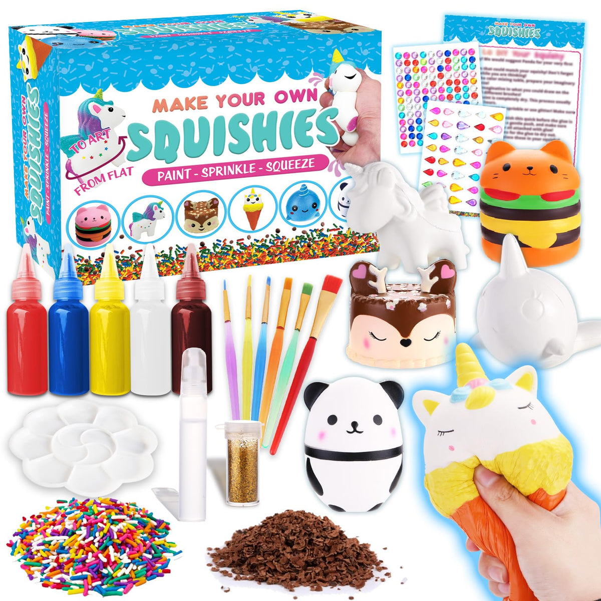 Insnug unicorn dessert squishies for imaginative play and sensory exploration