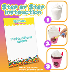 Insnug Paint Your Own Squishies Kit paints brushes and palette for color mixing