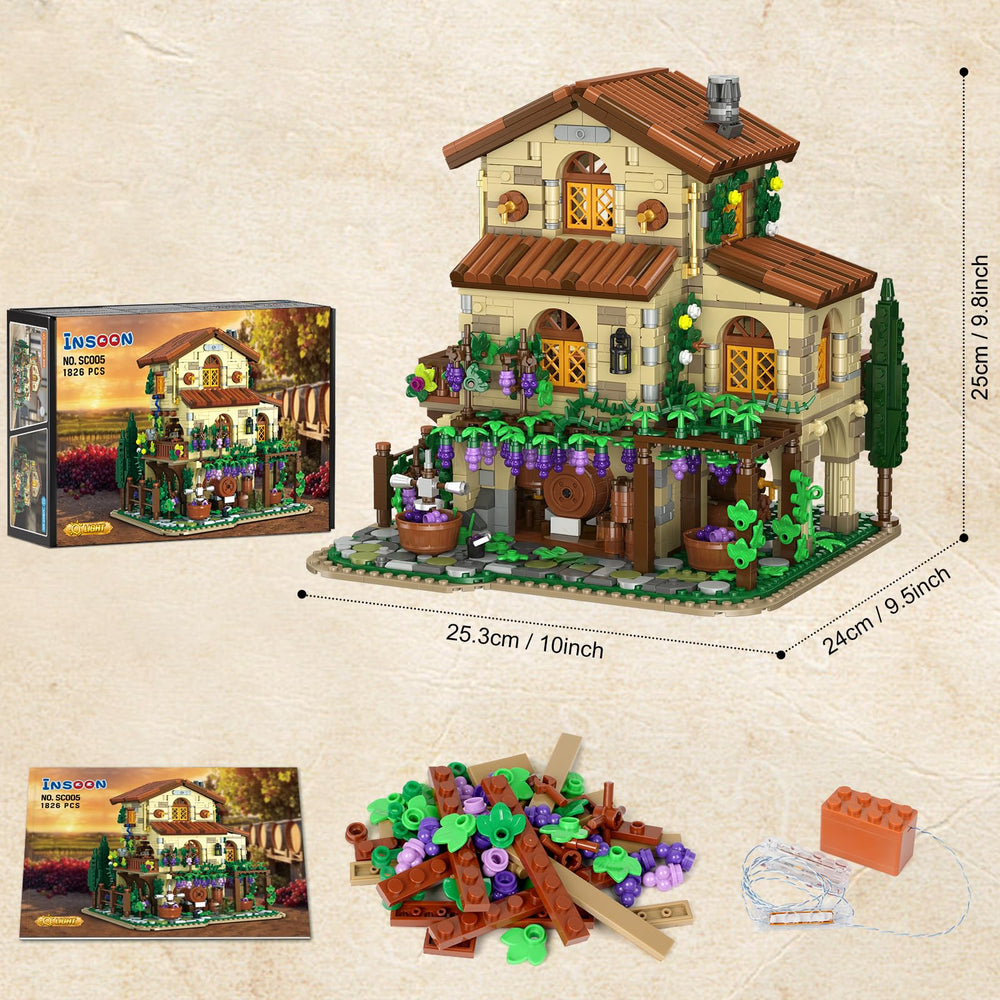 INSOON Gift-ready Vineyard Building Kit offers a premium present for builders
