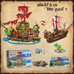 INSOON cannons and ship side details evoke classic pirate action scenarios.