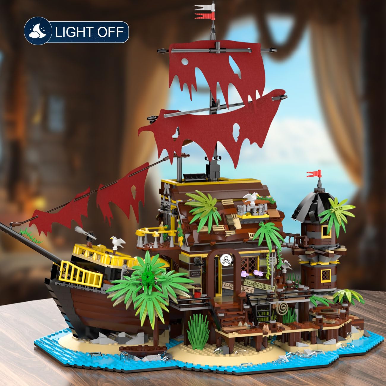 INSOON pirate living quarters interior invites role-play and cozy scenes.