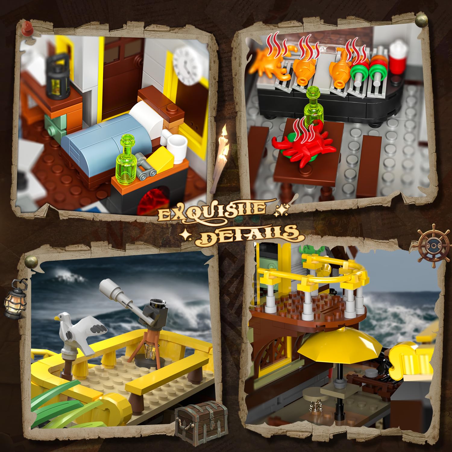 INSOON Pirate Shipwreck House assembly stage challenges creativity and problem solving.