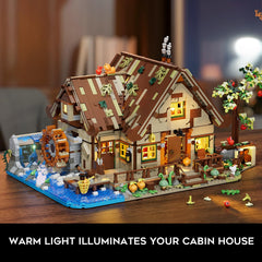 INSOON Cat on roof adds whimsical cabin charm