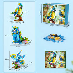 INSOON floral accents scene—plants and animals in a charming display