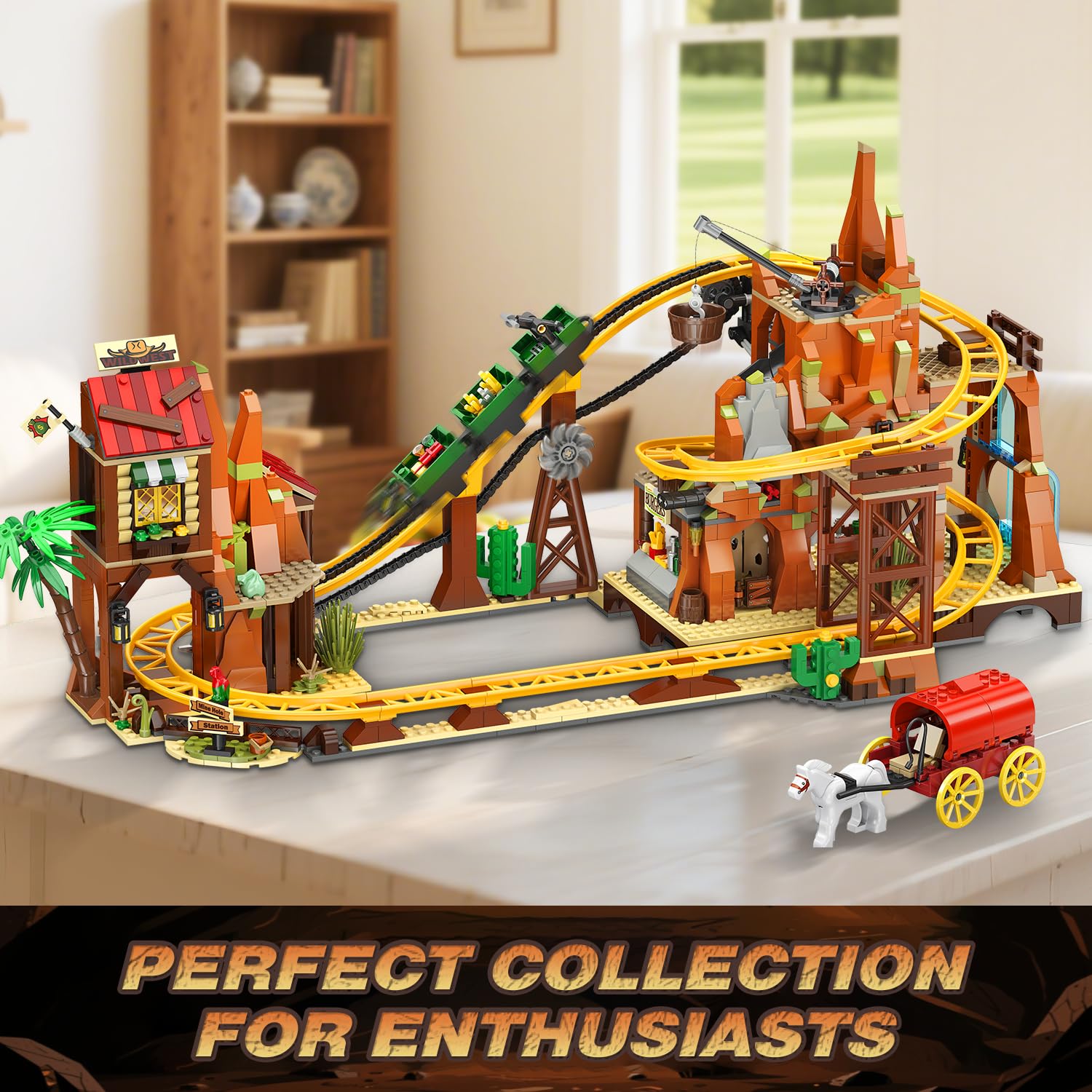 INSOON gold bricks load and descend on gravity ride