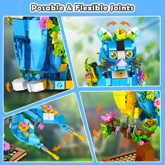 INSOON kitten building scene—adorable character with fine motor practice