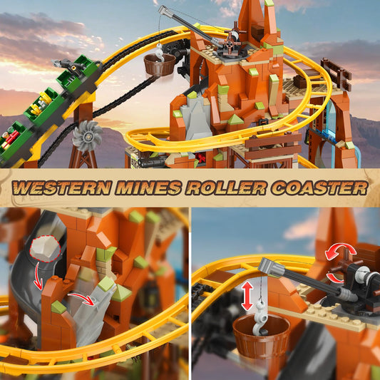 INSOON mine train assembly for hands on creative play