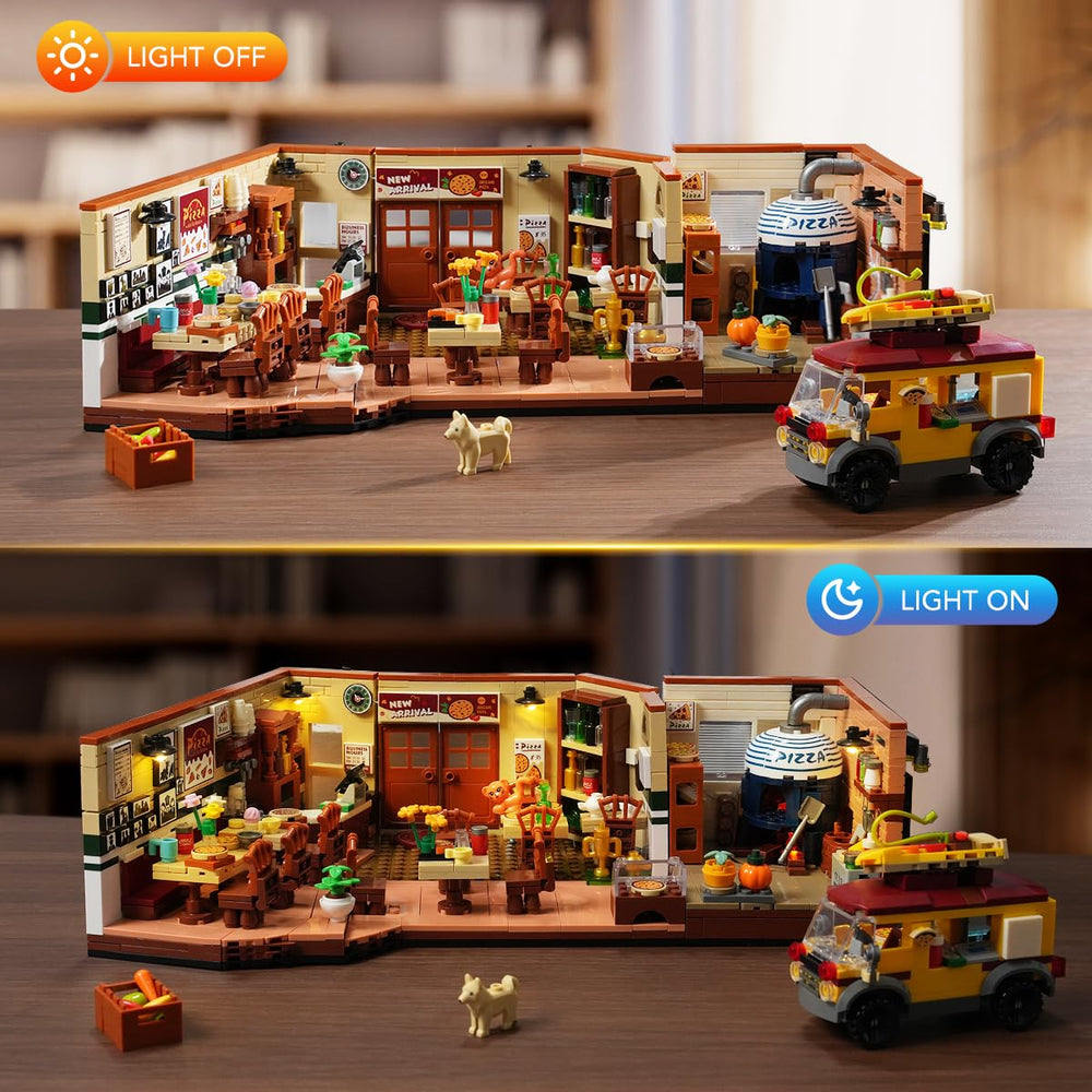 INSOON Pizzeria House Interior Dining Area highlights cozy tables and warm ambiance