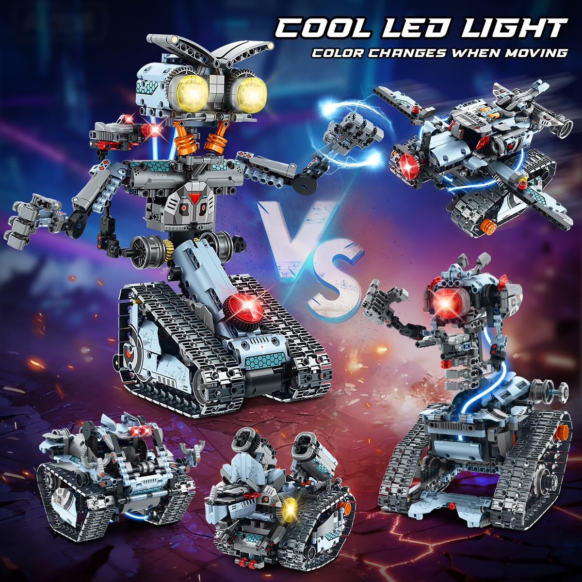 INSOON RC tank with anti-slip tracks for stable high-speed play
