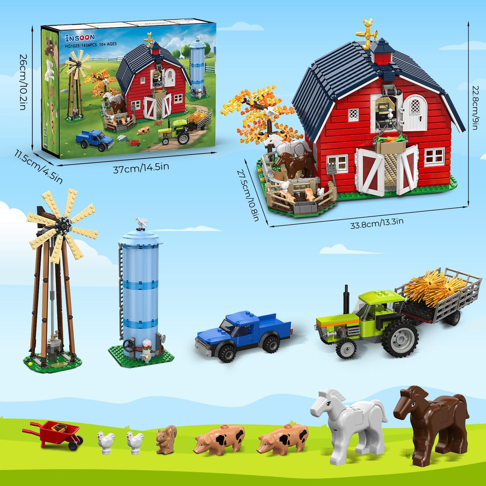 INSOON Farm diorama ready for display and gifting