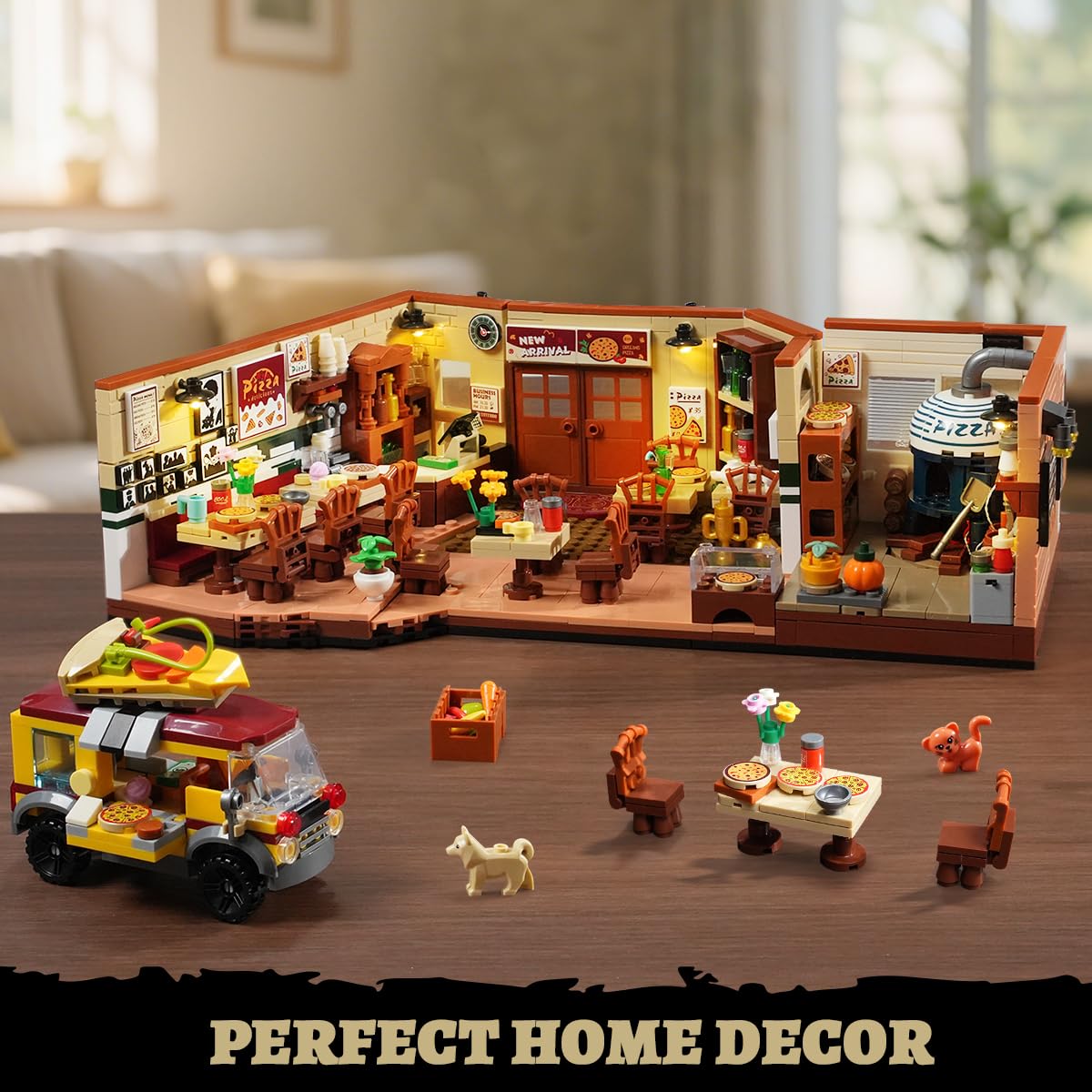 INSOON Wine Shelf and Decor adds authentic cafe atmosphere and display appeal