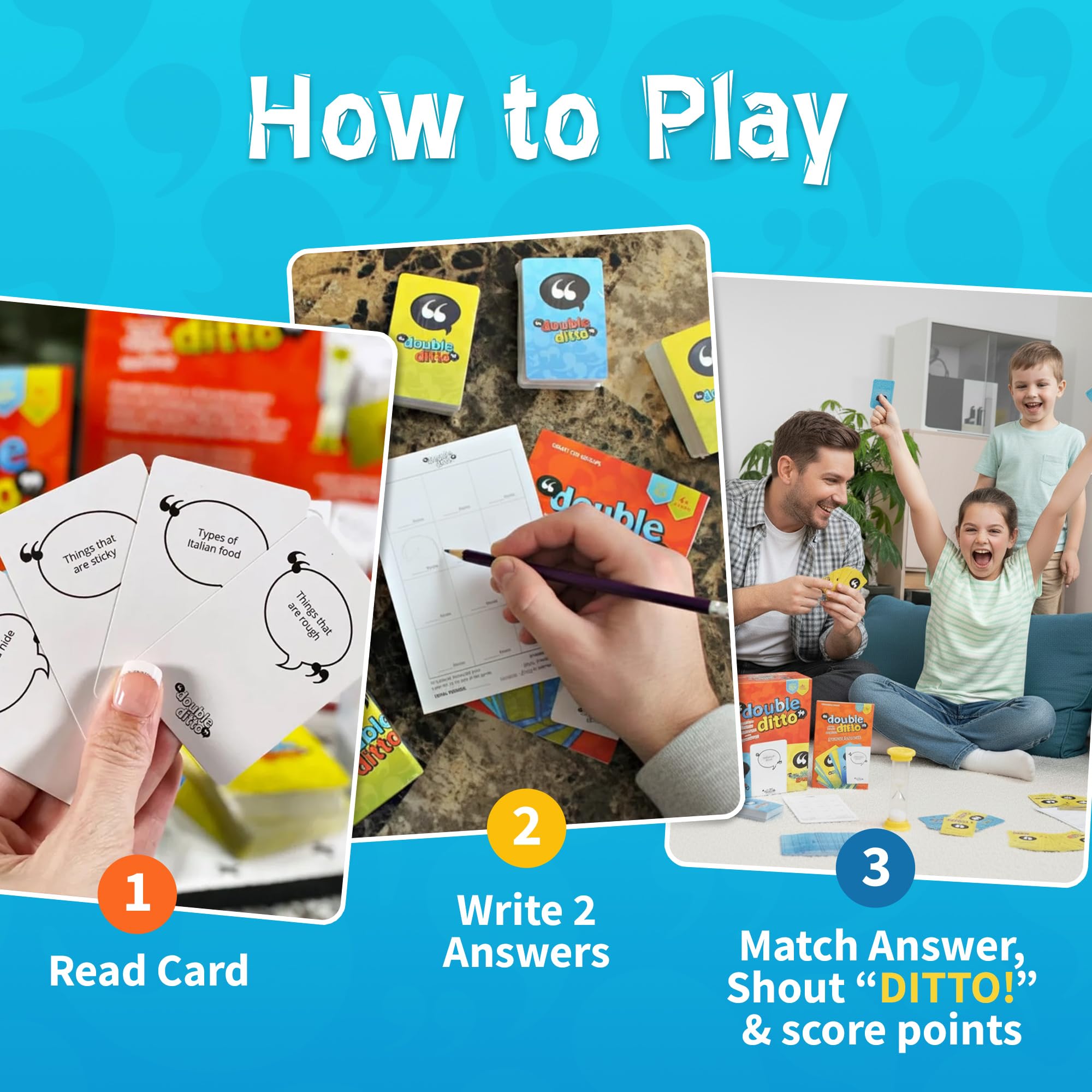 Inspiration Play Double Ditto 400 category cards shown for varied prompts