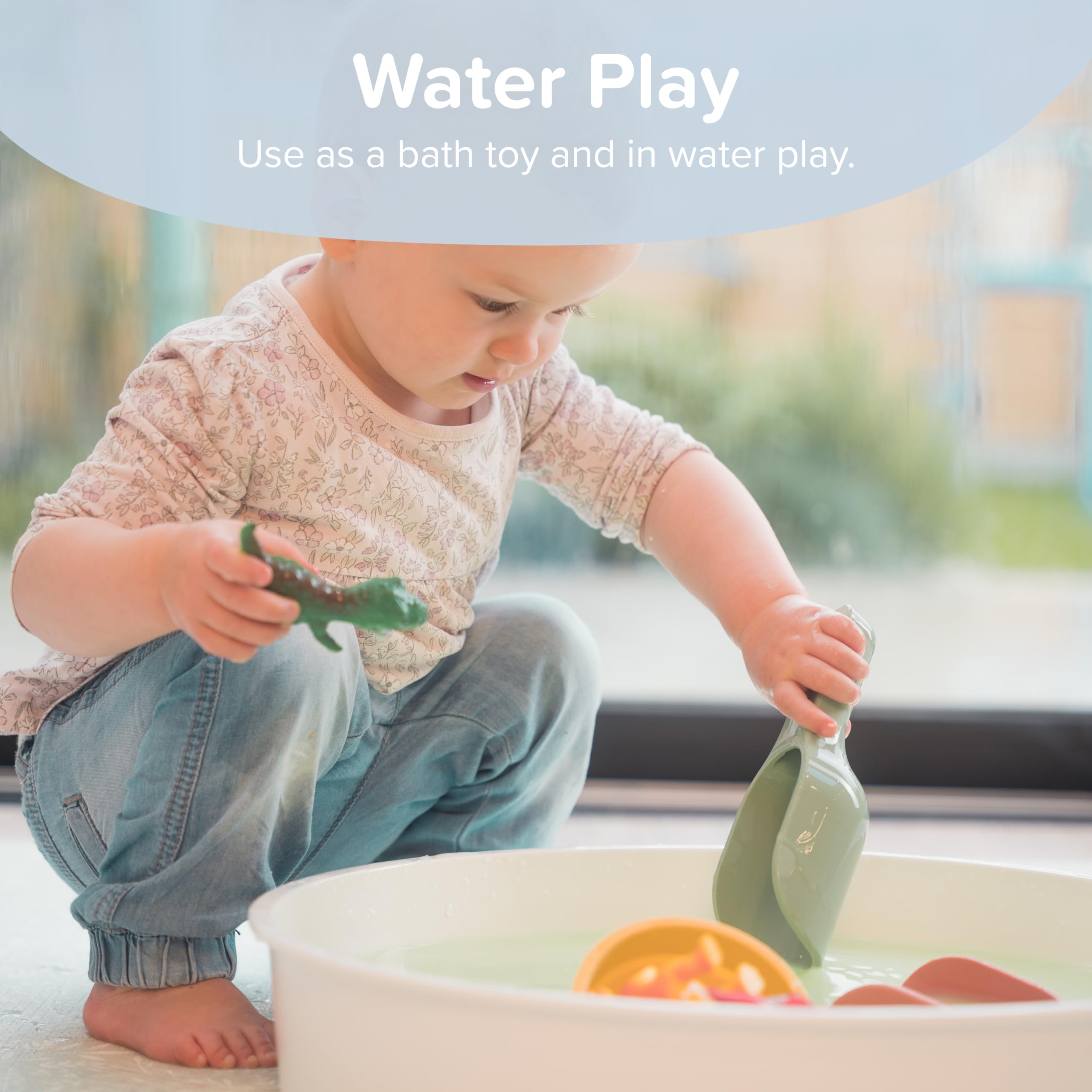 Inspire My Play BPA-free silicone scoops, durable daily use.