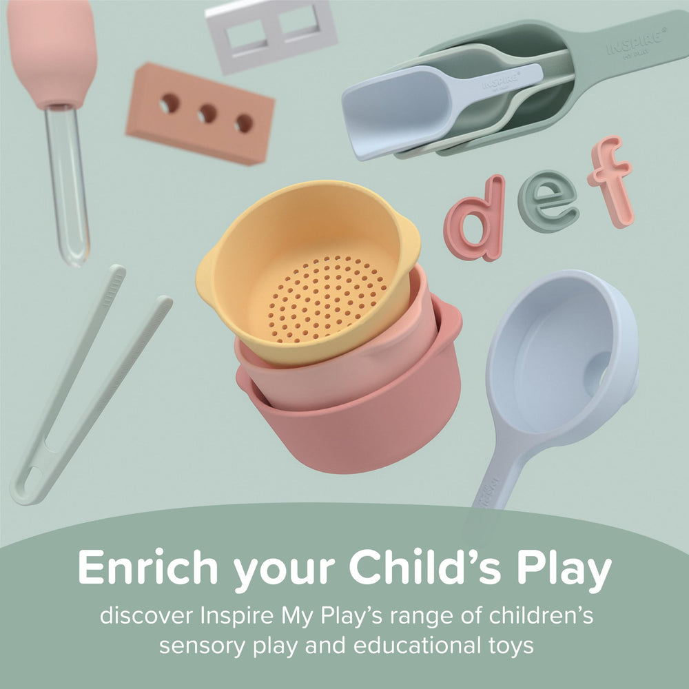 Inspire My Play Montessori-inspired scoops, supports creative exploration and fine motor play.