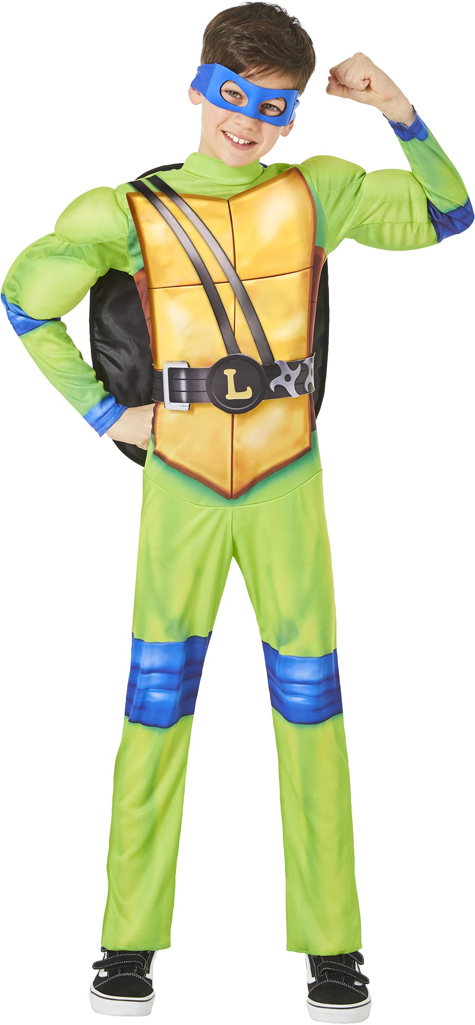 InSpirit Designs Leonardo movie costume for boys size 10-12, ideal for Halloween.