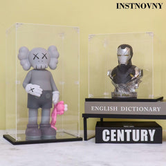 Instnovny dustproof display case placed on desk or shelf for protection