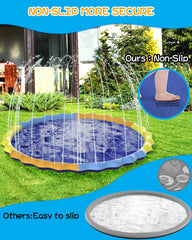 Instraella puncture-resistant 0.5mm PVC splash pad built to endure active play