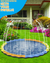 Instraella Splash Pad ideal for backyards beaches and pools during summer heat.