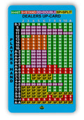 Instructional Services blackjack card in wallet for quick on-hand decisions