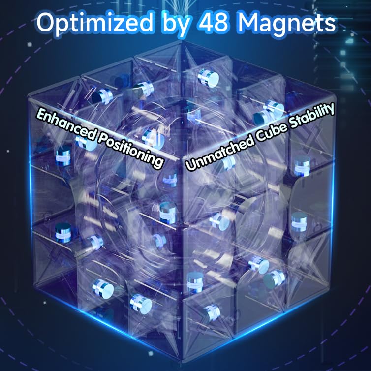 INTEGEAR 3x3x3 speed cube easy turning perfect for focus and play