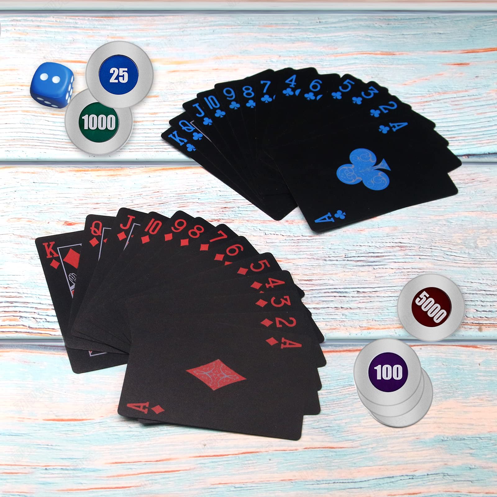 INTEGEAR gift-ready card set for adults and poker lovers