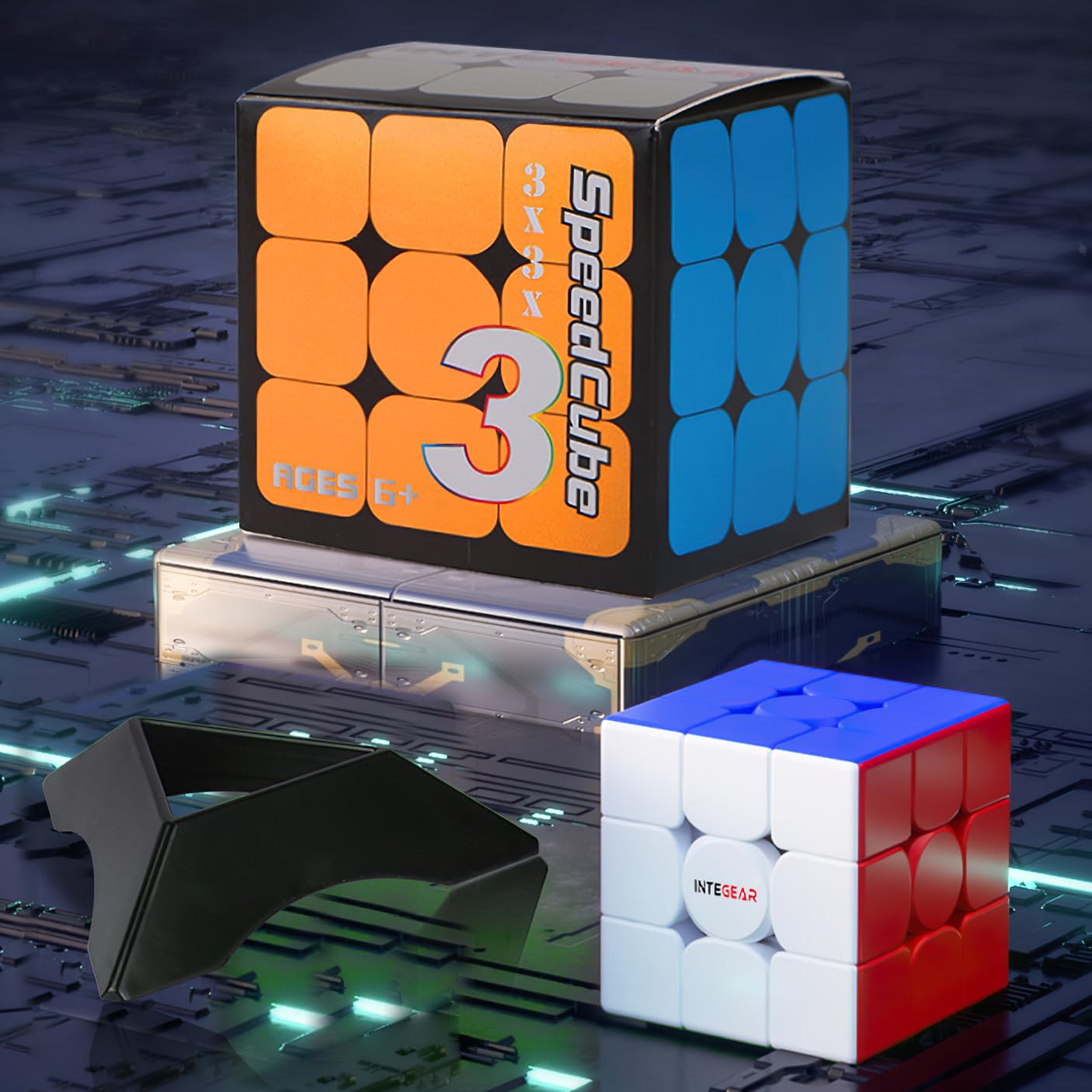INTEGEAR magnetic speed cube makes a thoughtful gift for all ages