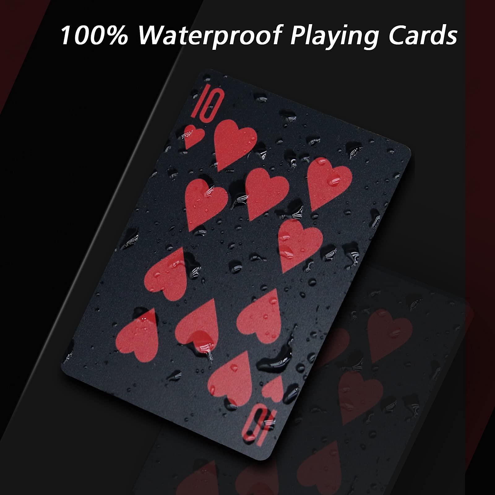 INTEGEAR smooth plastic cards, easy grip and shuffle