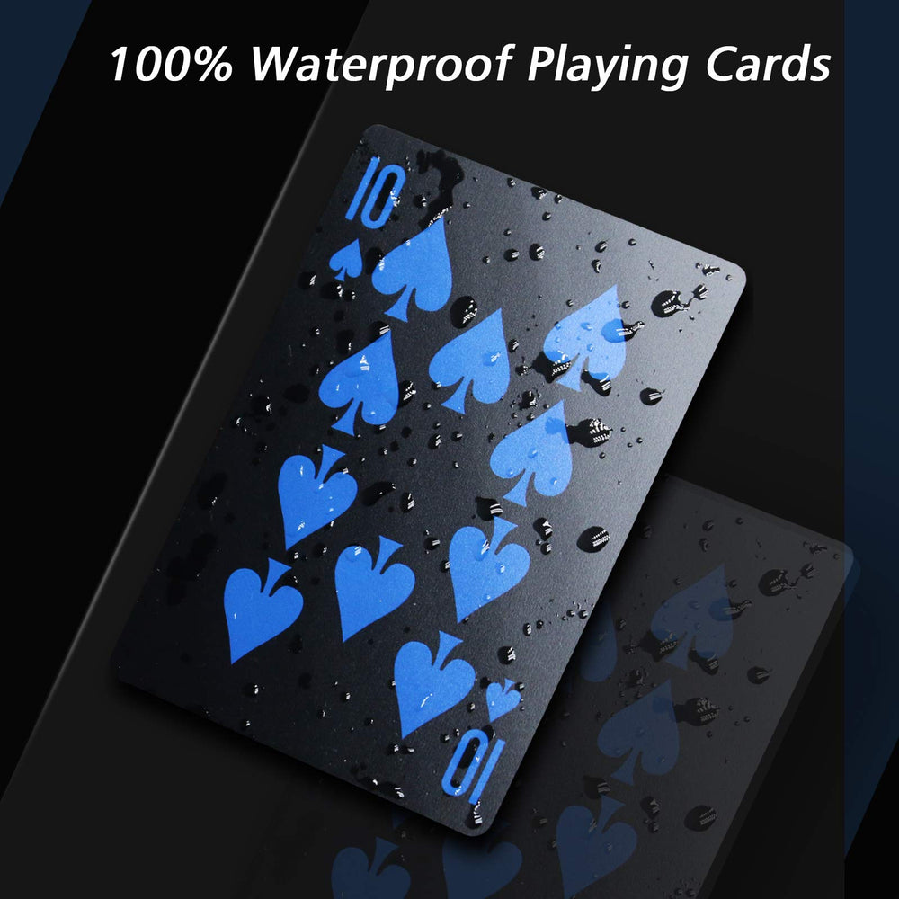 INTEGEAR waterproof poker cards back design, luxurious look for social events.