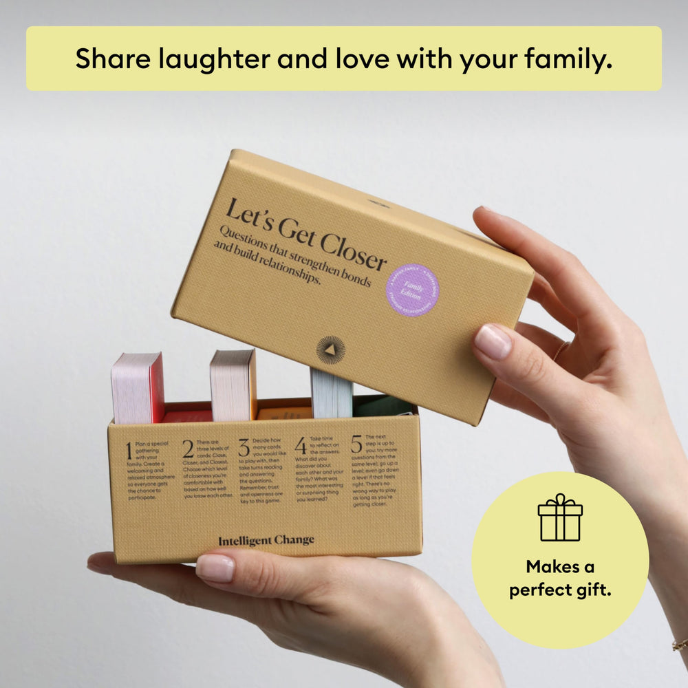 Intelligent Change childhood memories question card sparks nostalgic storytelling