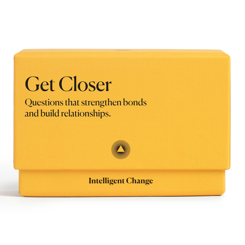 Intelligent Change Get Closer deck cover laid out for quick bonding prompts.
