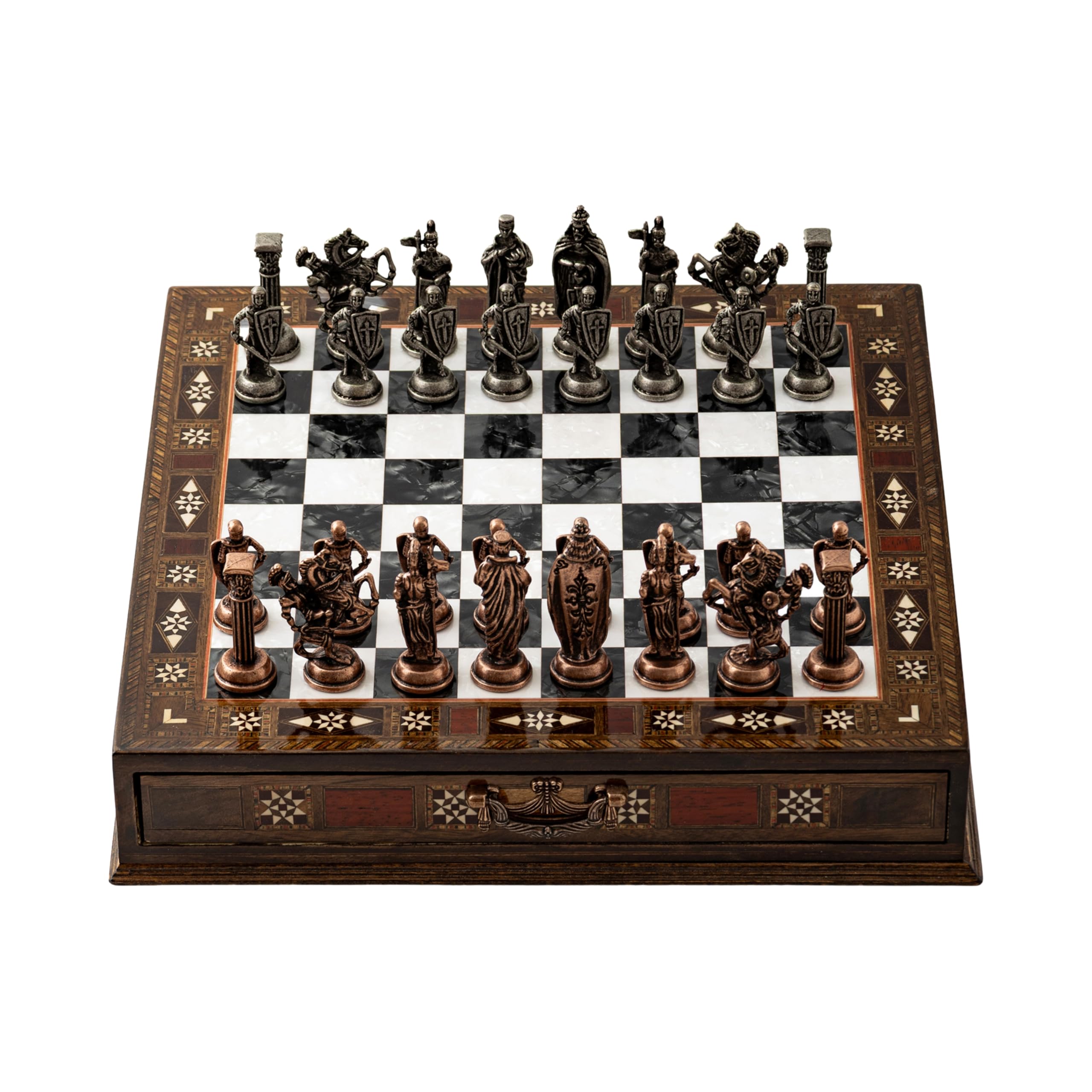 Interiart king-height 3.15 inches as a commanding focal point.