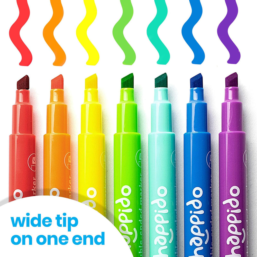 Happido coloring markers ideal for drawing, journaling, and scrapbooks.