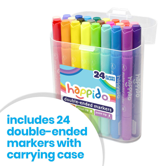 Happido oval carry case keeps markers organized on the go.