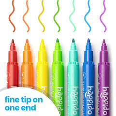 Same-color dual tips provide consistent results in drawings and notes.
