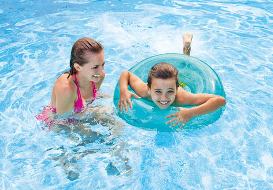 Intex 43227-2120 transparent tubes with smooth inner seams for comfortable water use