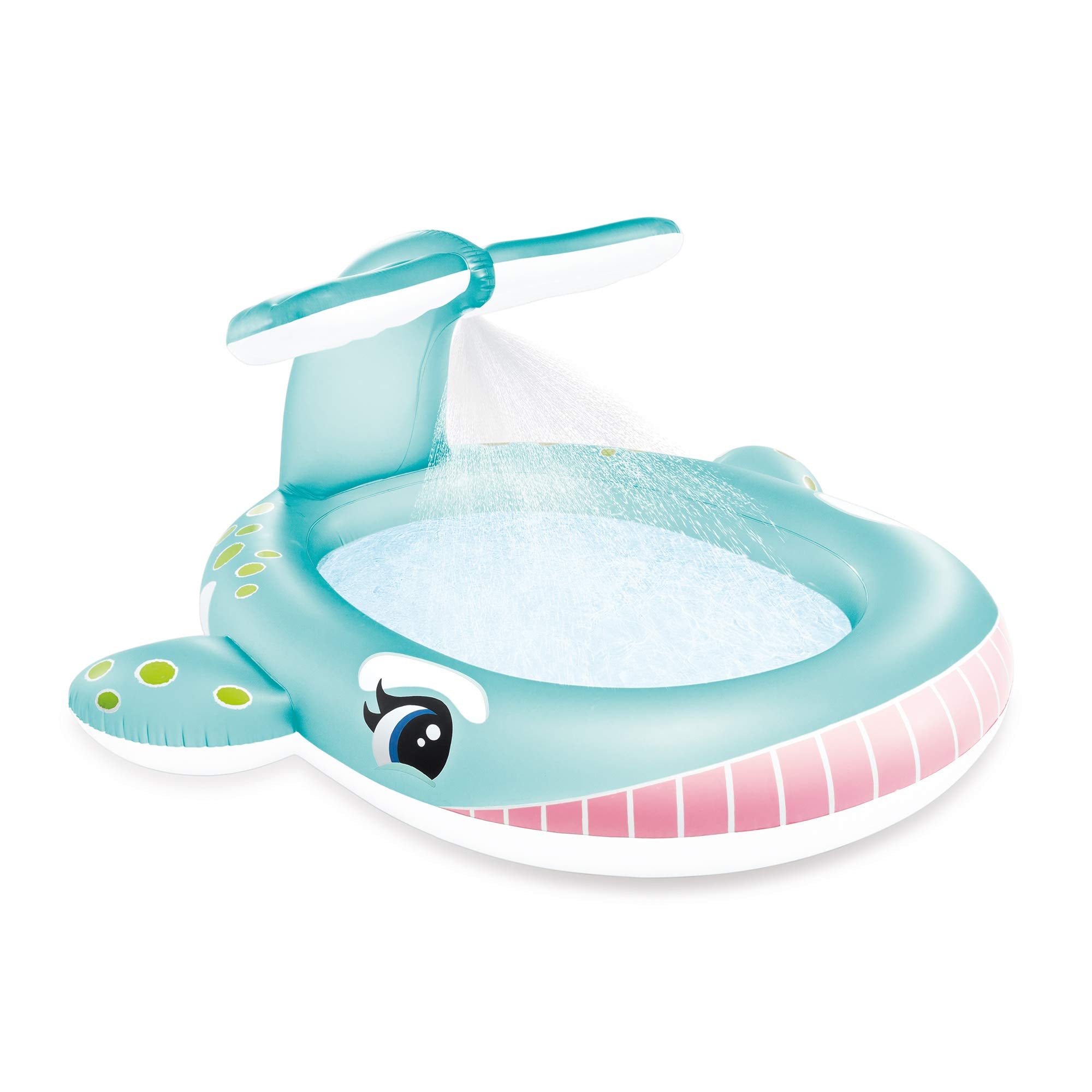 Intex 57440EP inflatable whale pool for kid-friendly backyard fun.