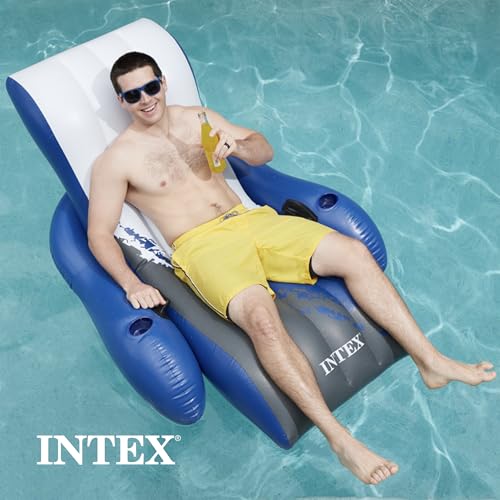 Intex adult floating chair keeps you comfortably afloat on lakes or pools.