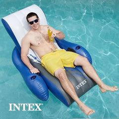 Intex adult floating chair keeps you comfortably afloat on lakes or pools.