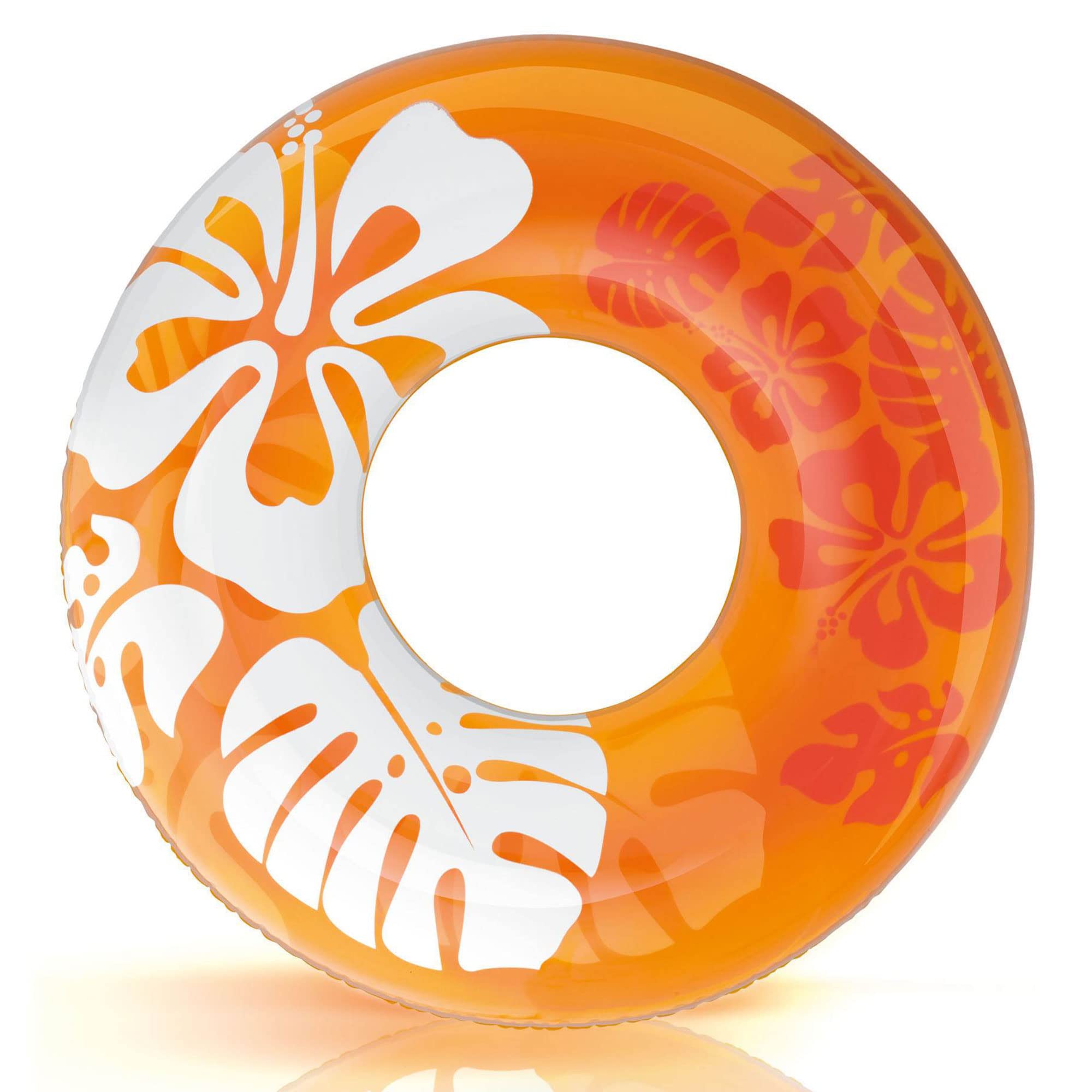 Intex clear color tube 59251 2-pack floats for sunny pool days