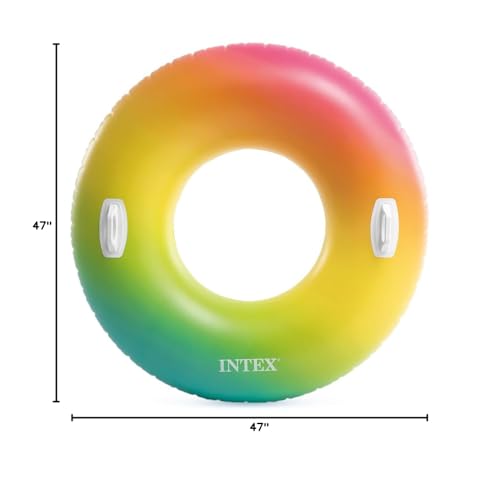Intex Color Whirl with dual-chamber safety and repair patch for quick fixes.