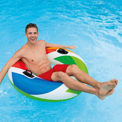 Intex Color Whirl set offers vibrant visibility on water.