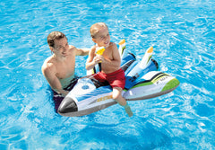 Intex easy deflate and store design for simple cleanup after swimming.