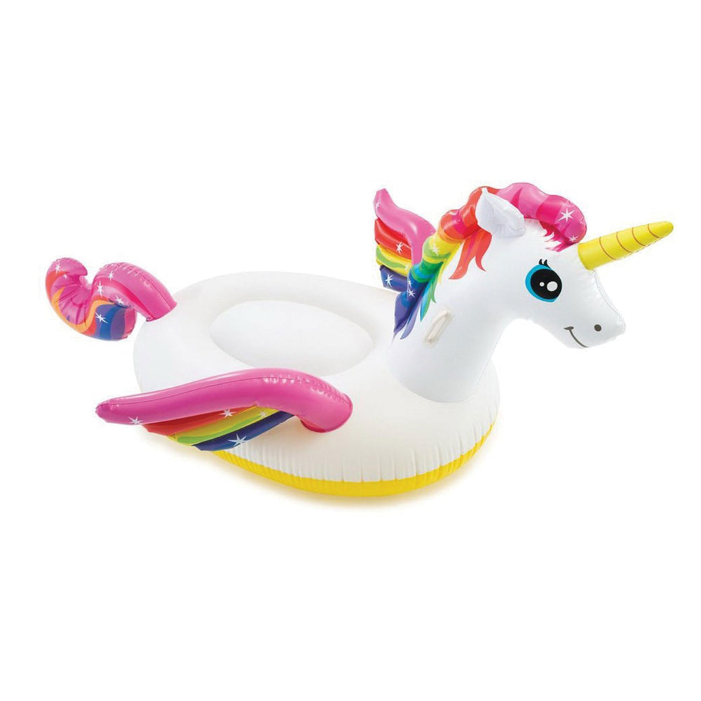 Intex Enchanted Unicorn pool float with whimsical design for pool fun