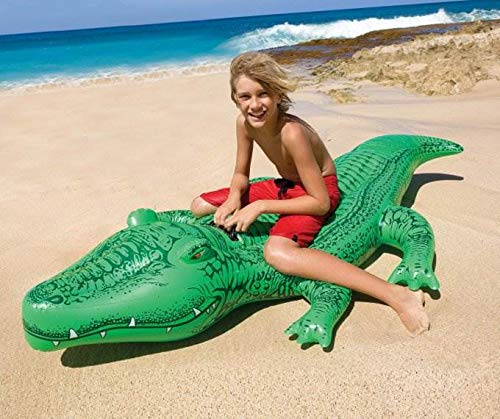 Intex Giant Gator float with two air chambers for stability