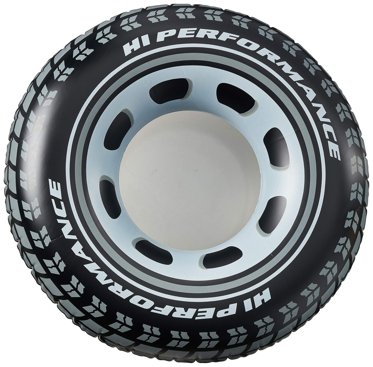Intex Giant Tire Tubes 4-pack front view, ready for water fun