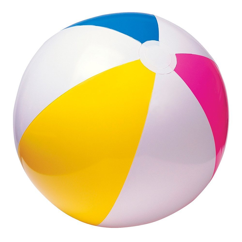 Intex glossy panel ball 24-inch for water play and outdoor fun.